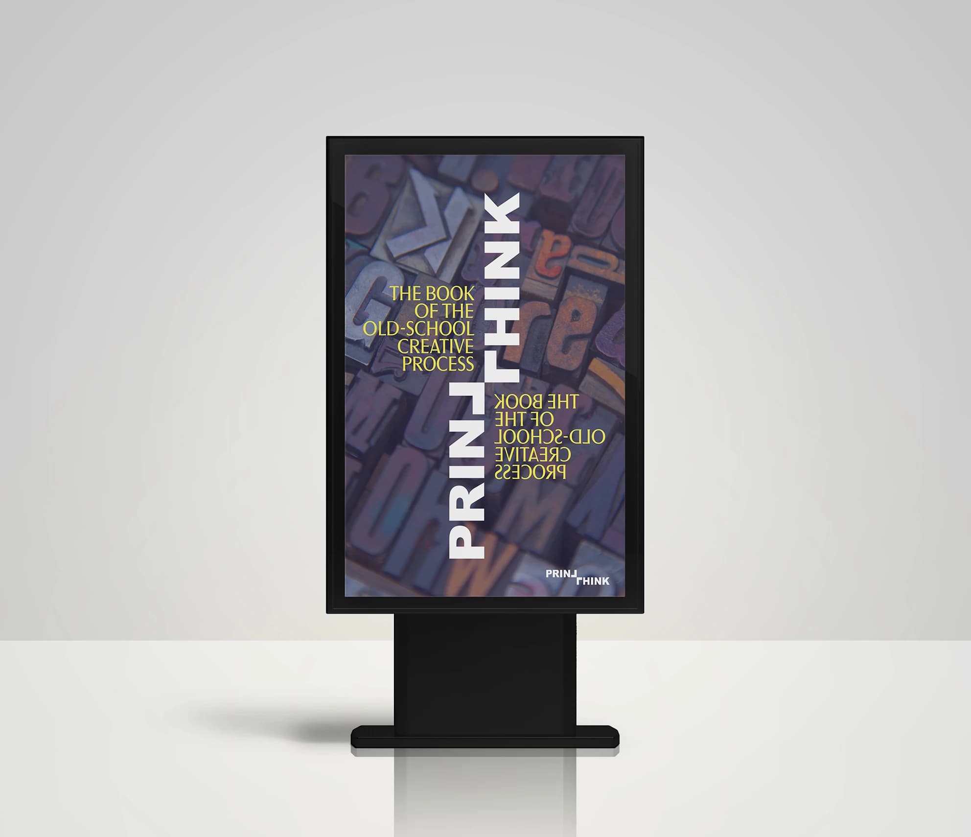 Logo and Book design for creative agency PrinThink